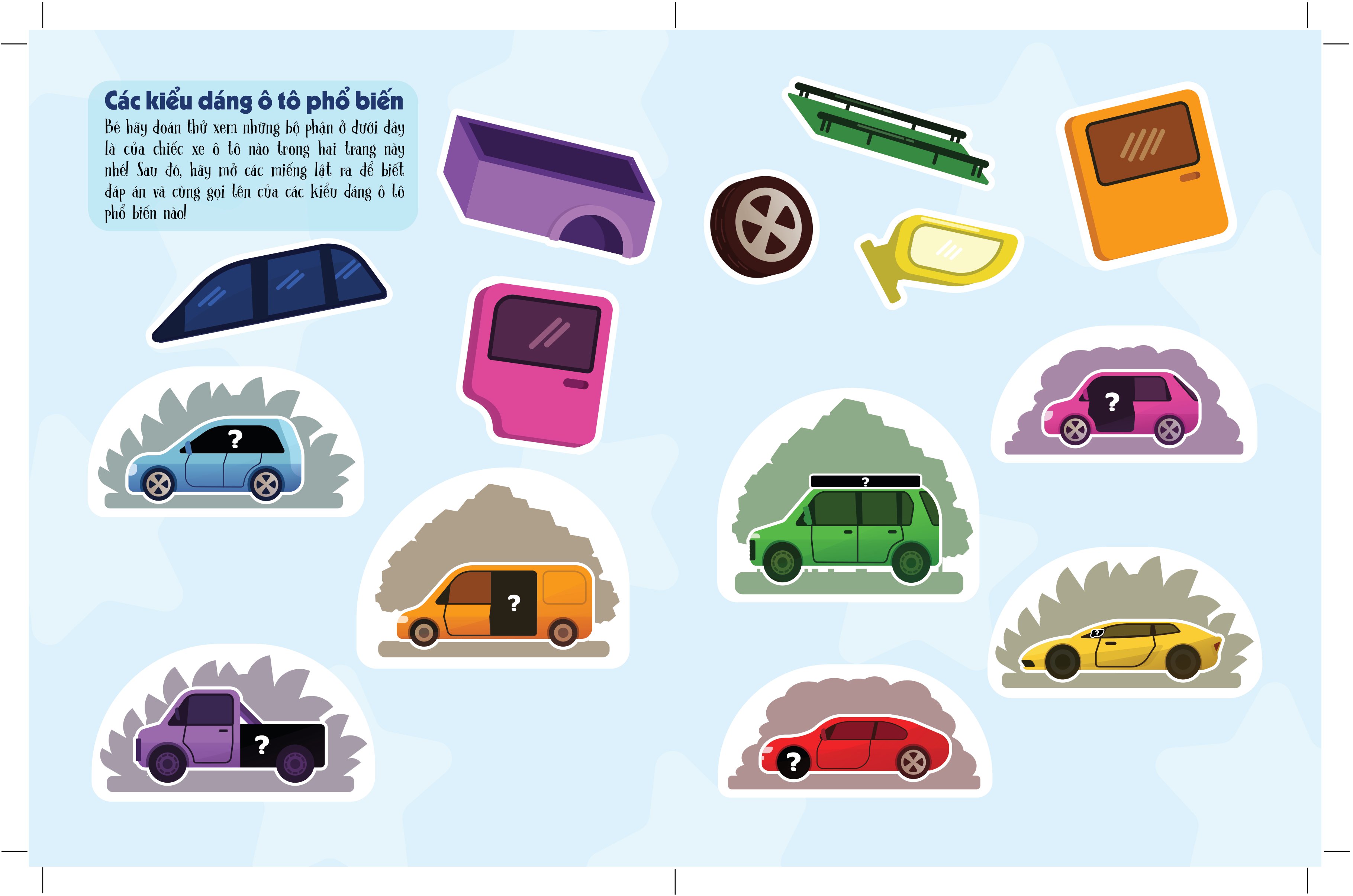 lift-the-flap-lật mở khám phá - cars - thế giới ô tô