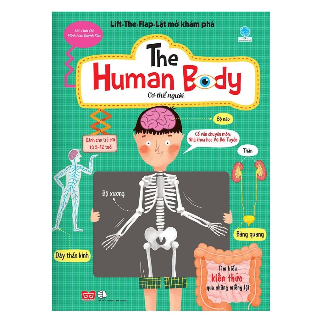 lift-the-flap-lật mở khám phá - cơ thể người (dành cho trẻ em từ 5-12 tuổi)