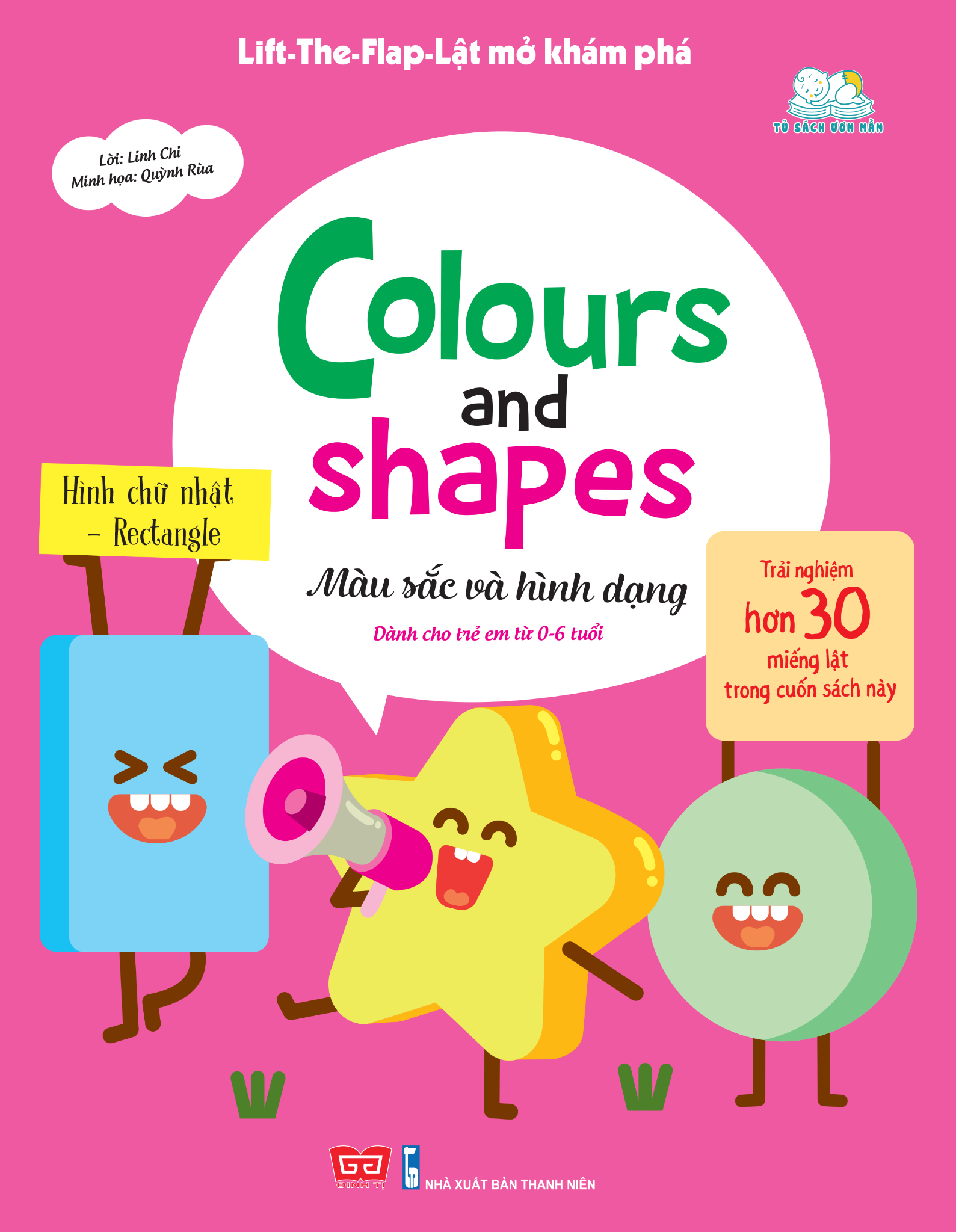 lift-the-flap - lật mở khám phá - colours and shapes - màu sắc và hình dạng
