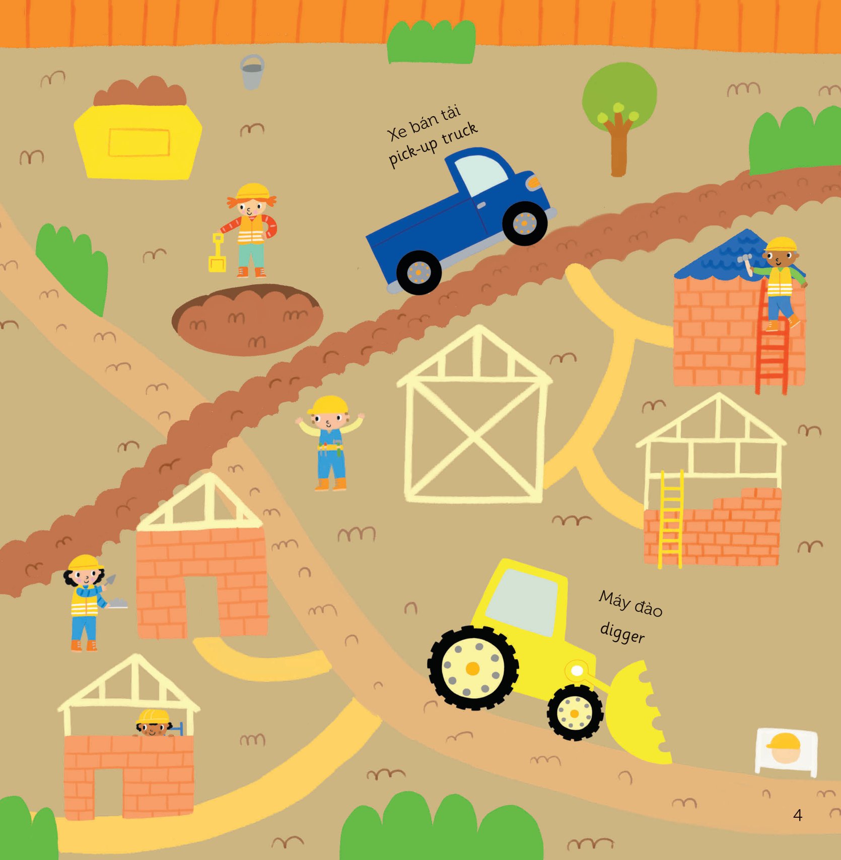 lift the flap - lật mở khám phá - lớn lên bé sẽ làm gì? - what will you do when you grow up?