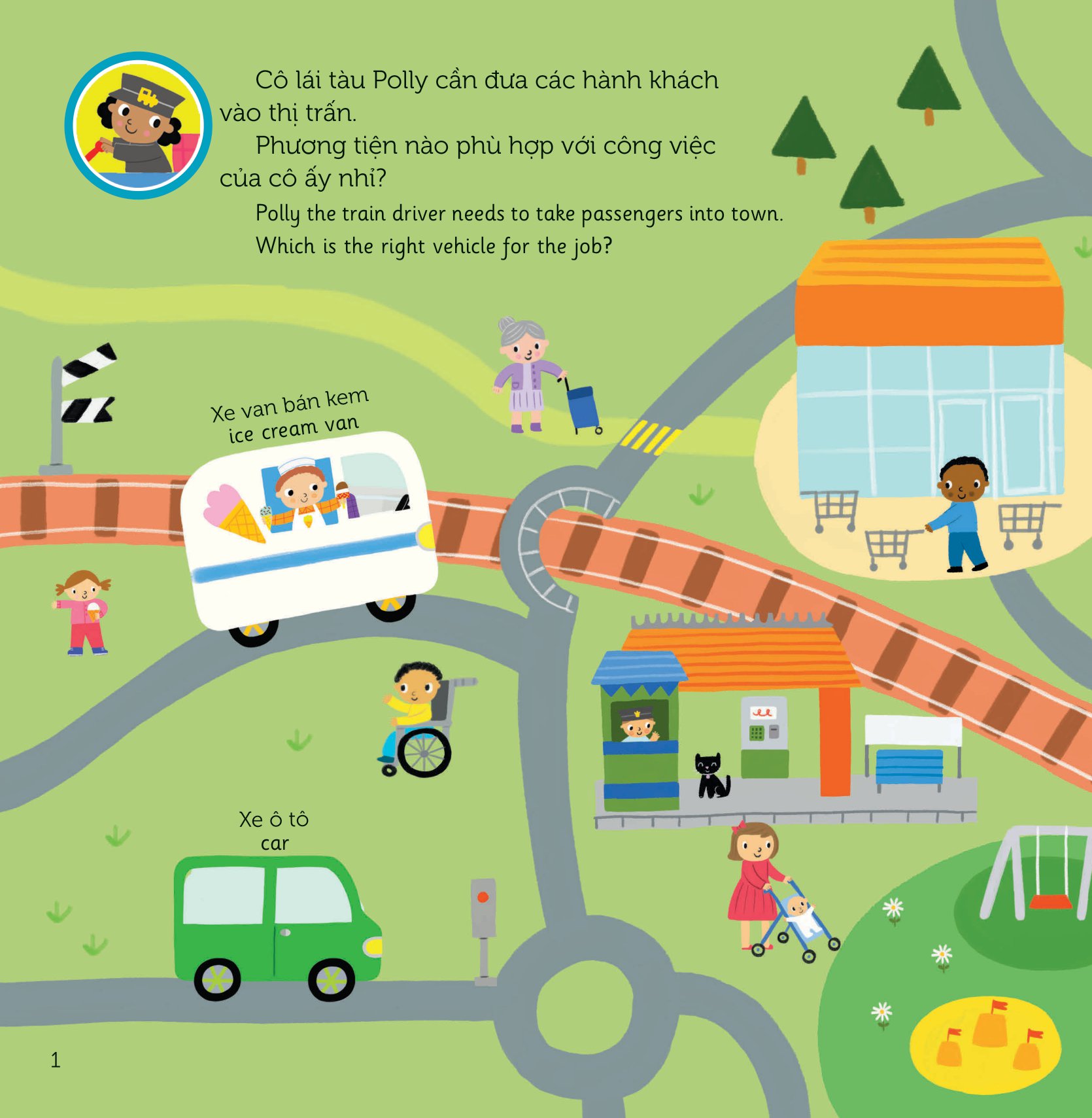 lift the flap - lật mở khám phá - lớn lên bé sẽ làm gì? - what will you do when you grow up?