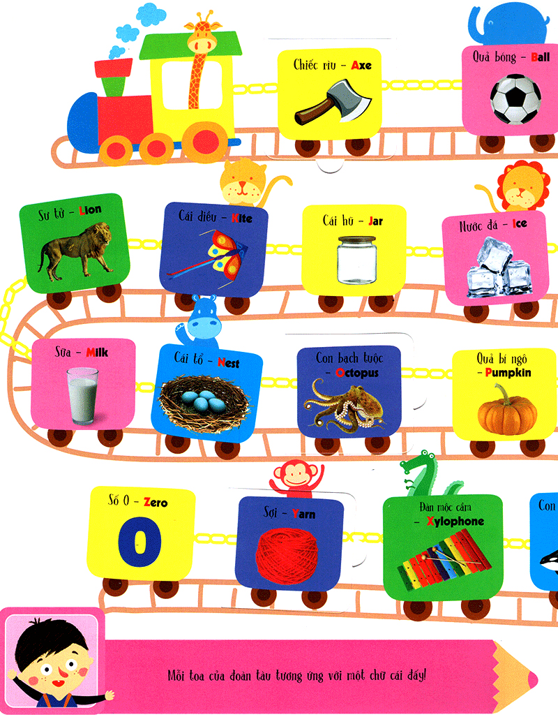 lift-the-flap-lật mở khám phá - my abc - bảng chữ cái tiếng anh cho bé (tái bản 2018)