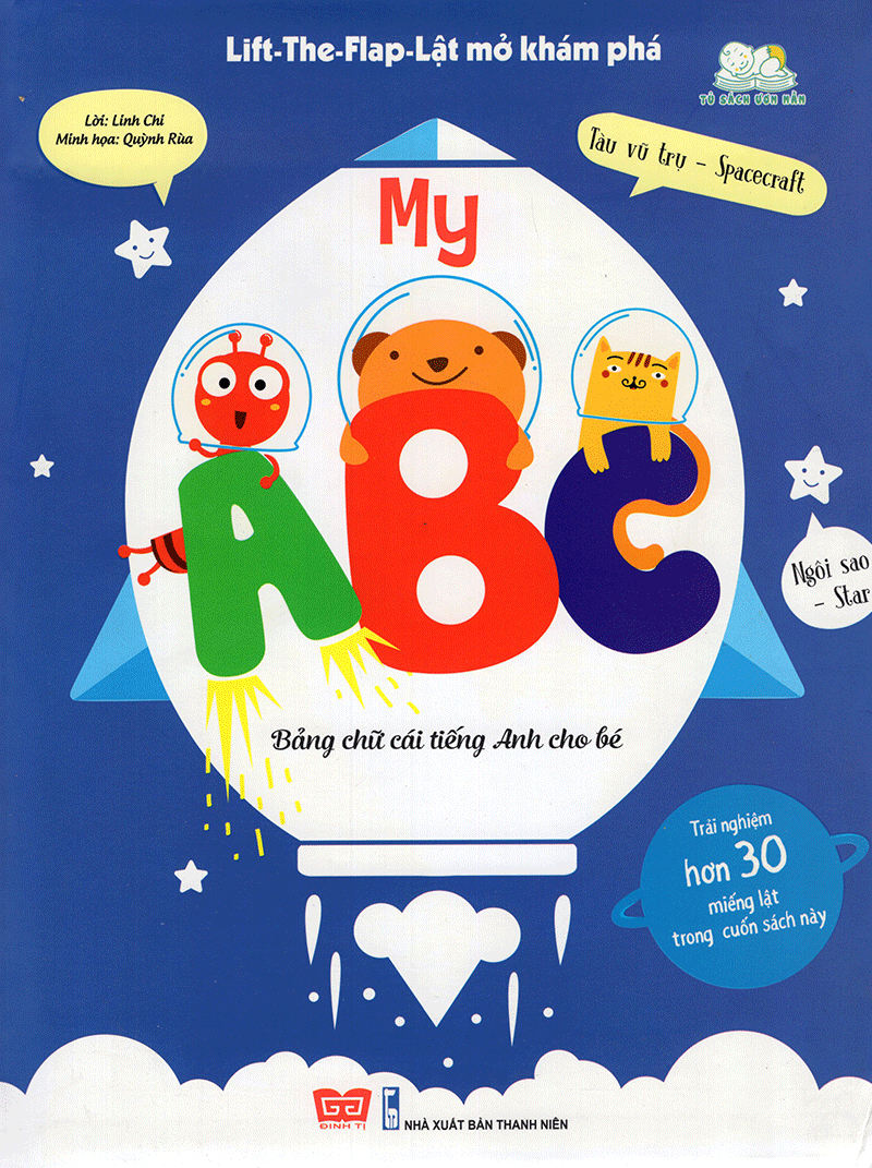 lift-the-flap-lật mở khám phá - my abc - bảng chữ cái tiếng anh cho bé (tái bản 2018)