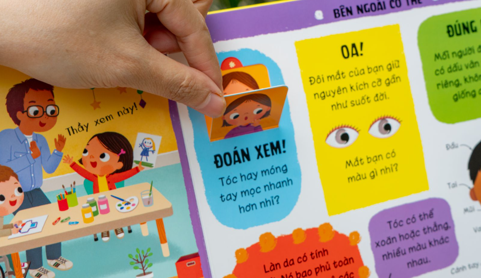 lift-the-flap - lật mở khám phá - những kiến thức đầu đời - cơ thể tuyệt diệu