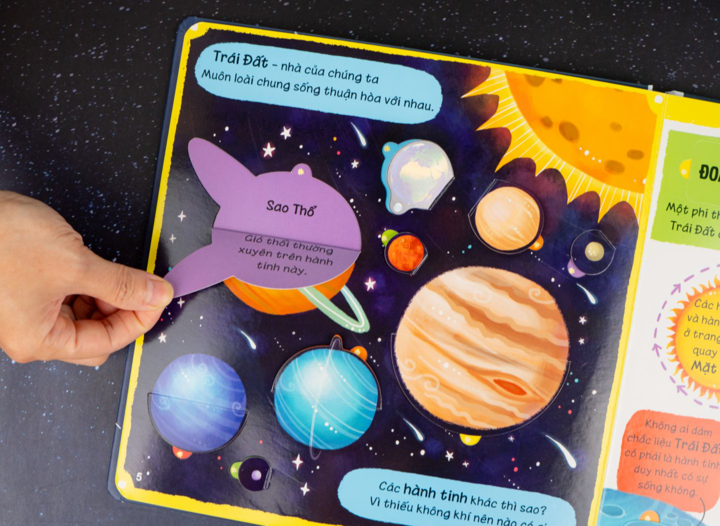 lift-the-flap - lật mở khám phá - những kiến thức đầu đời - vũ trụ siêu đẳng
