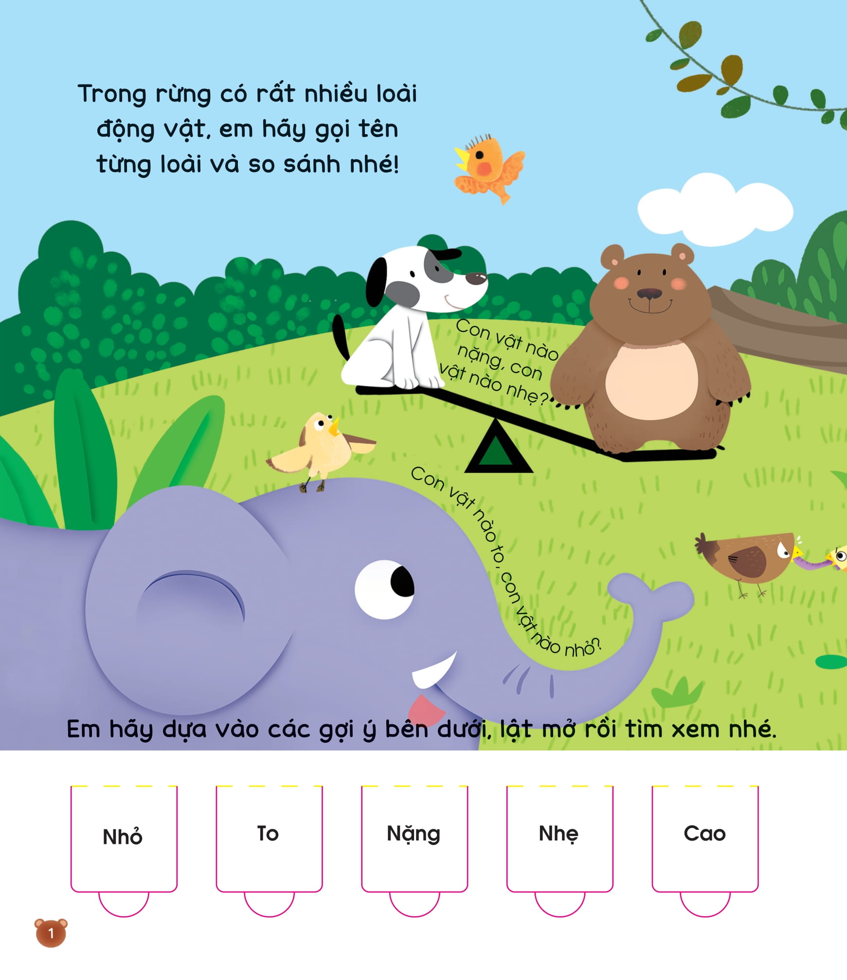 lift the flap - lật mở khám phá - so sánh