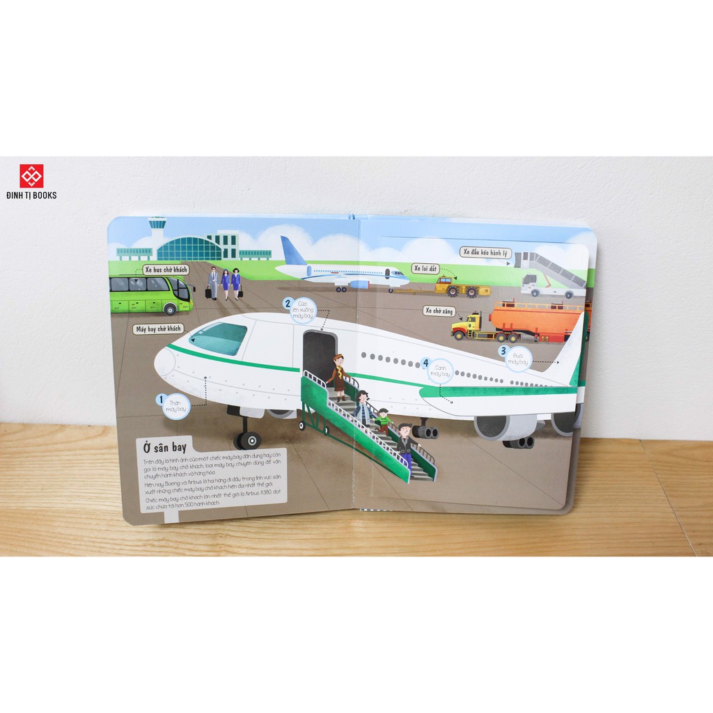 lift-the-flap - lật mở khám phá - things that go - phương tiện giao thông