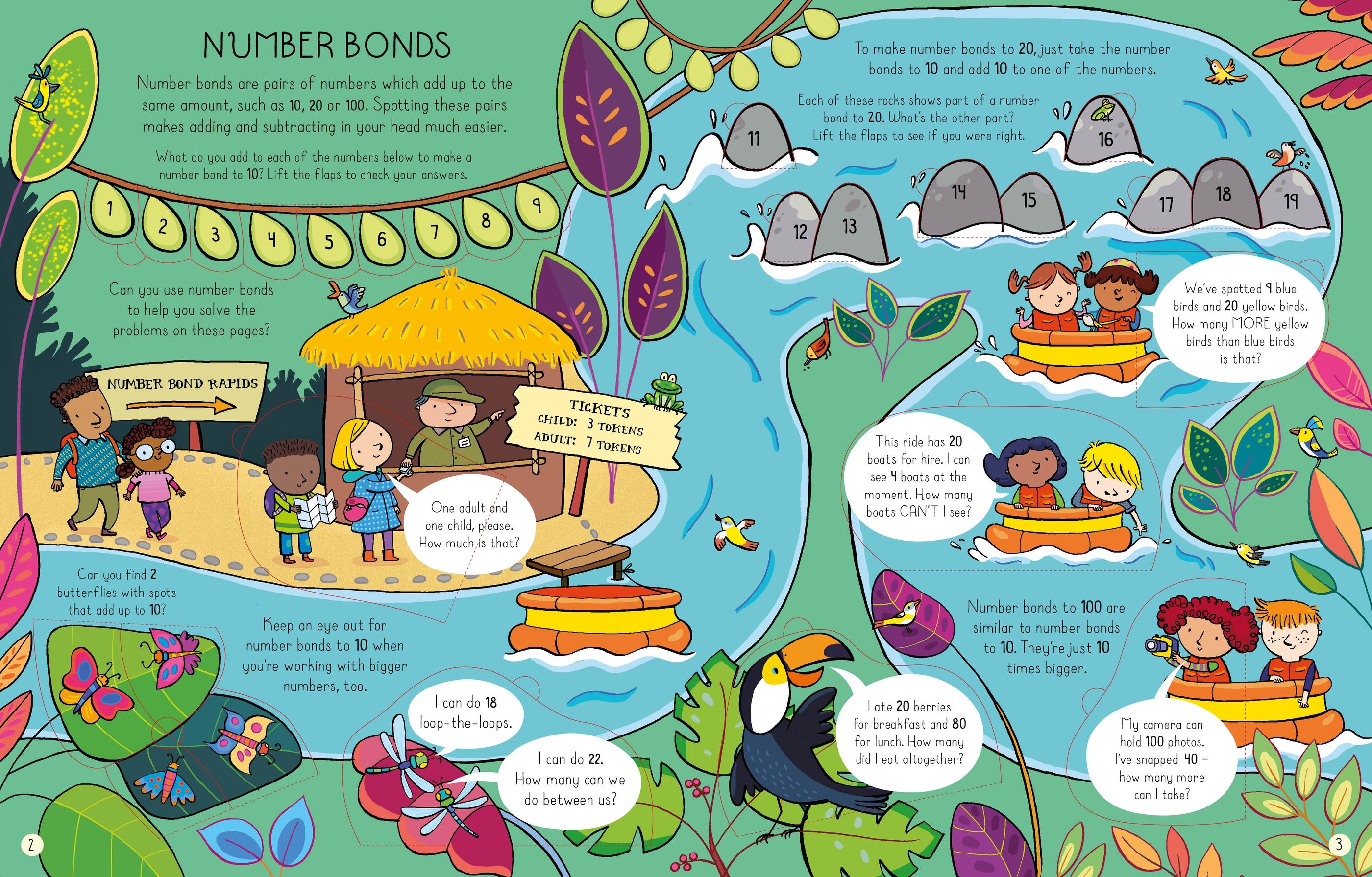 lift the flap - mental maths