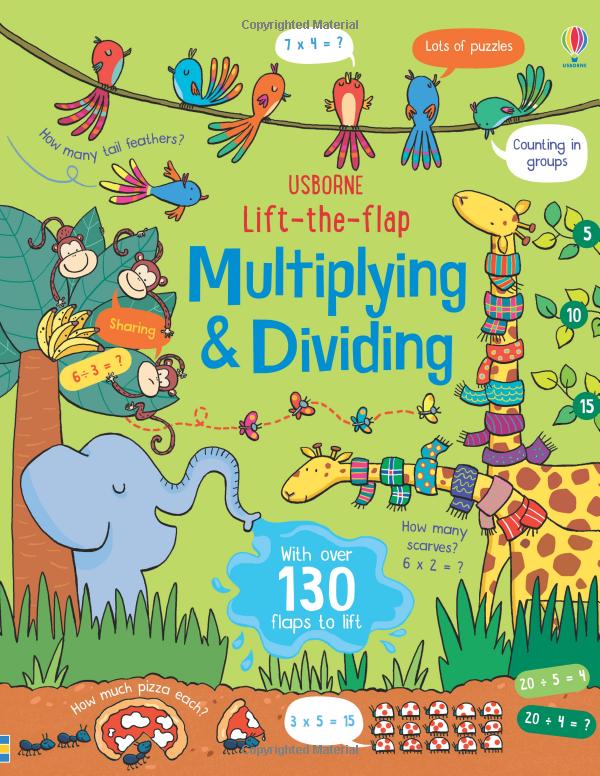 lift the flap multiplying and dividing