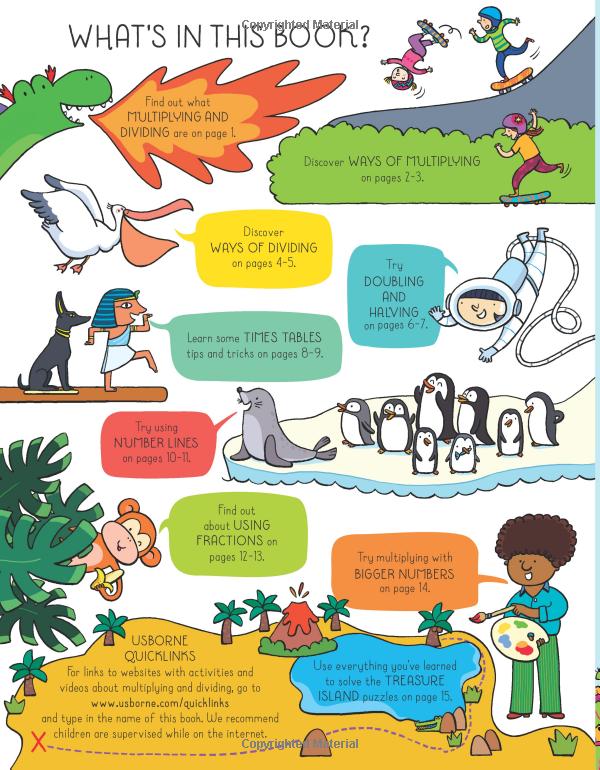 lift the flap multiplying and dividing