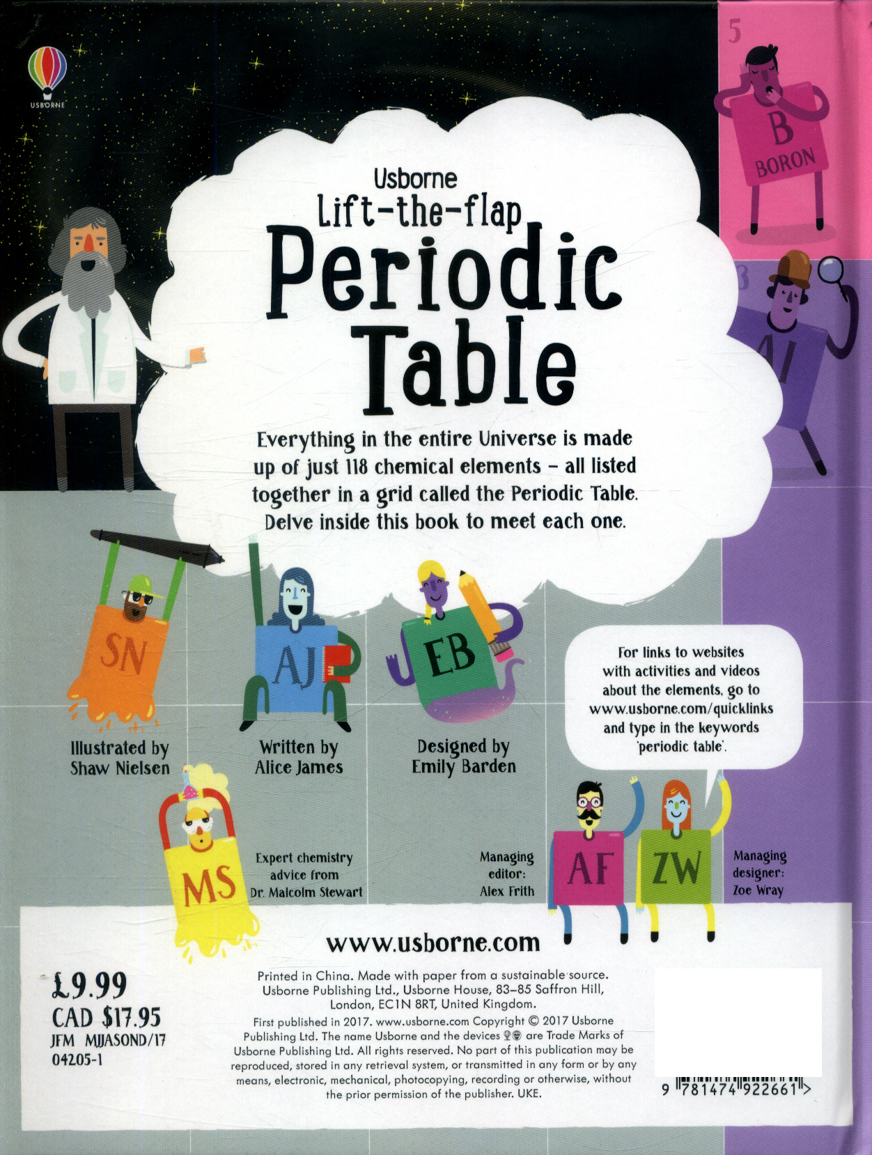 lift-the-flap periodic table