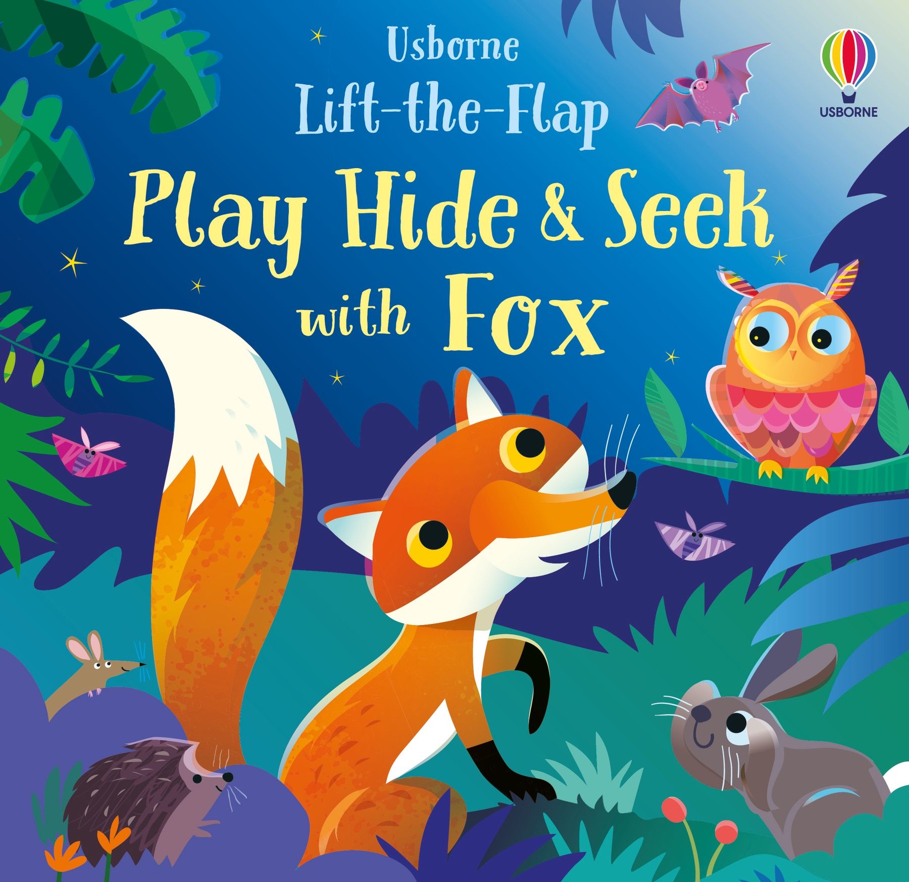 lift-the-flap play hide & seek with fox