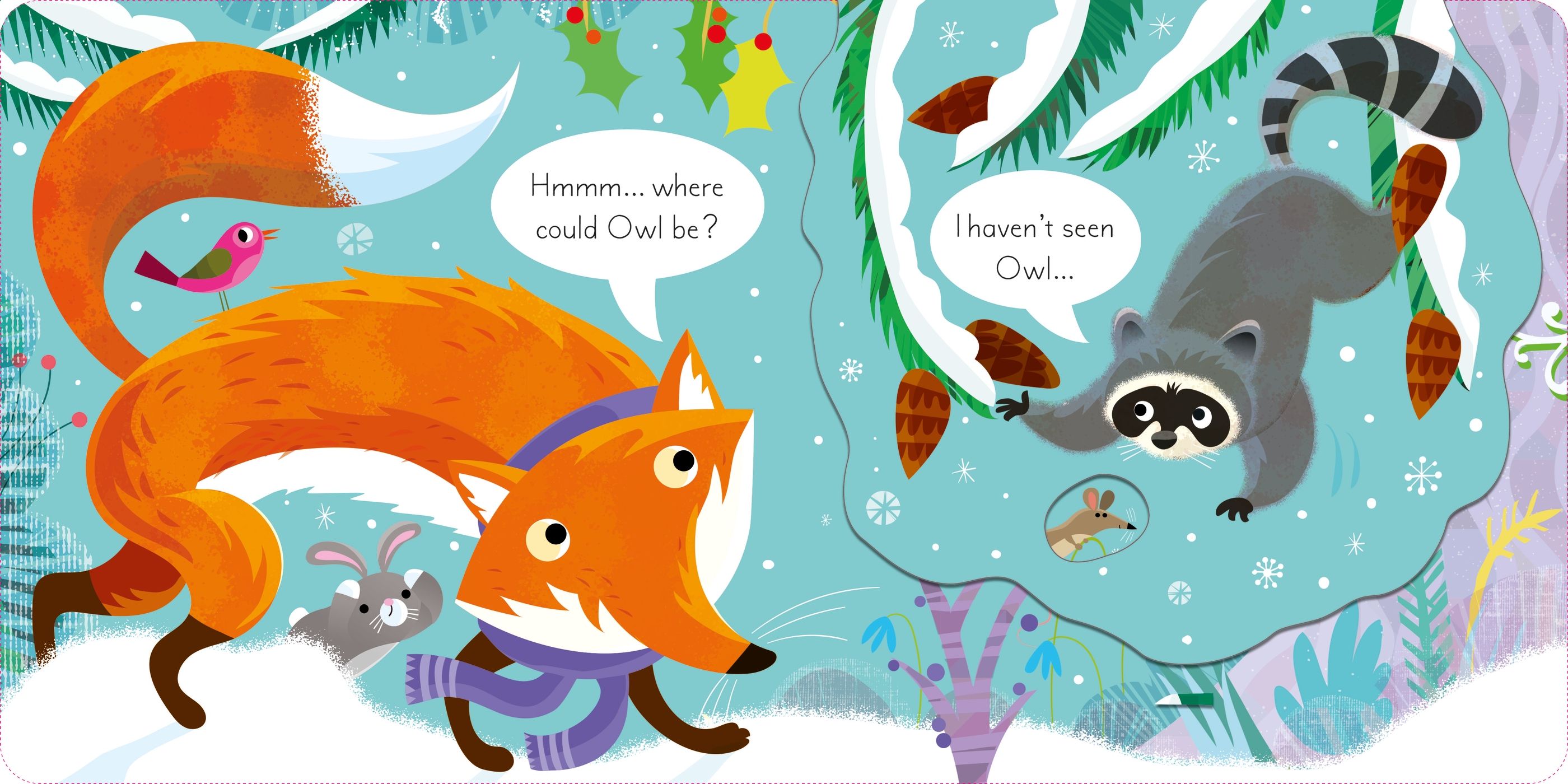 lift-the-flap play hide & seek with reindeer