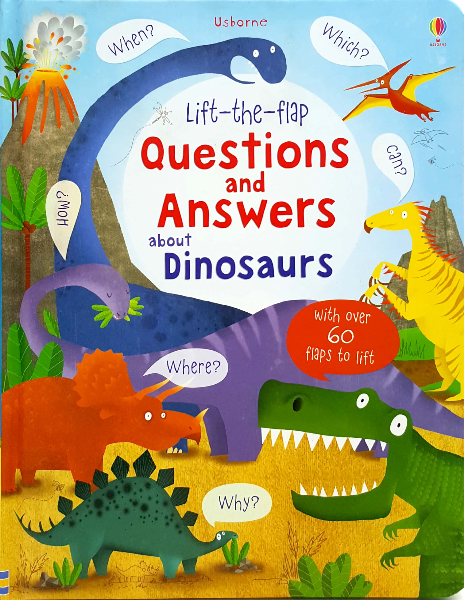 lift-the-flap questions and answers about dinosaurs