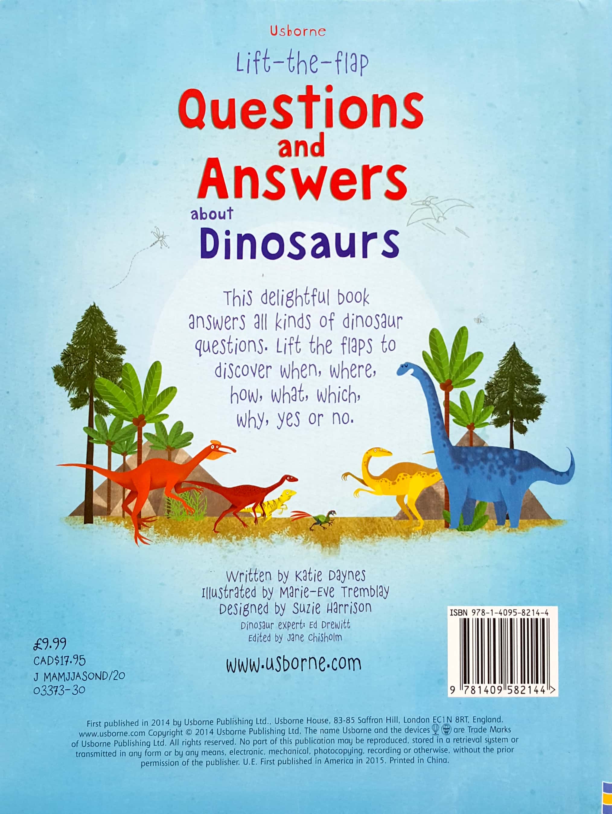 lift-the-flap questions and answers about dinosaurs