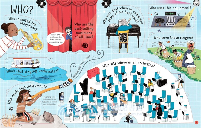 lift-the-flap questions and answers about music