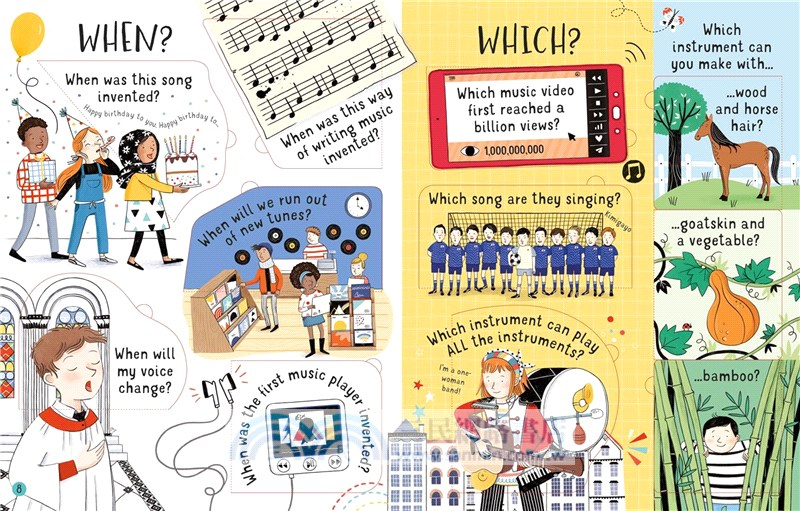 lift-the-flap questions and answers about music