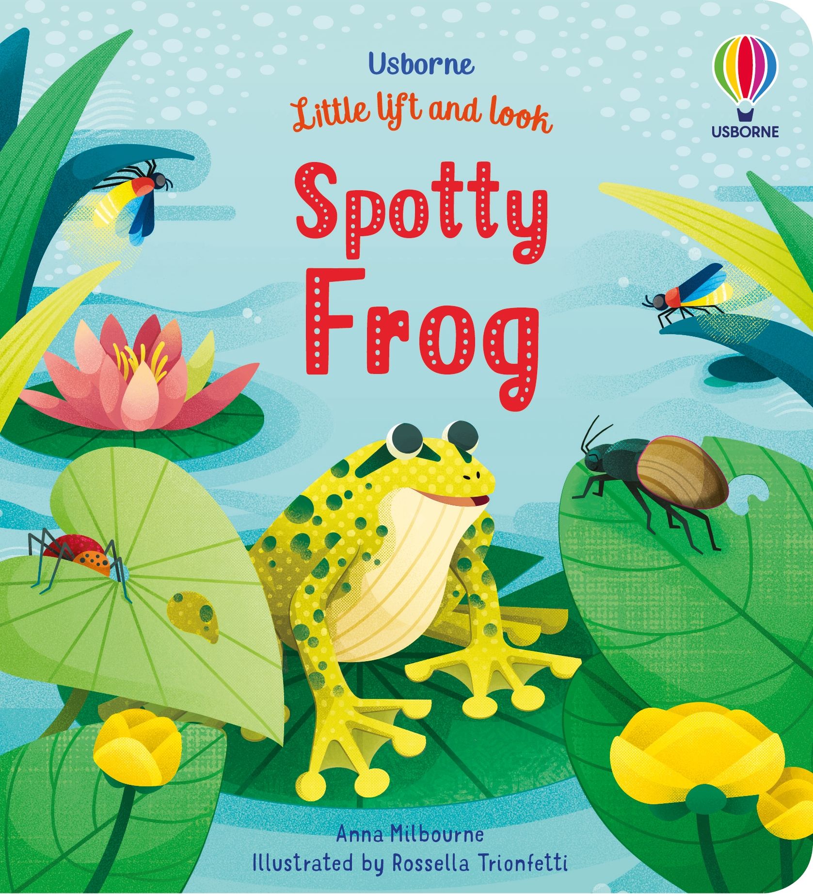 lift the flap spotty frog