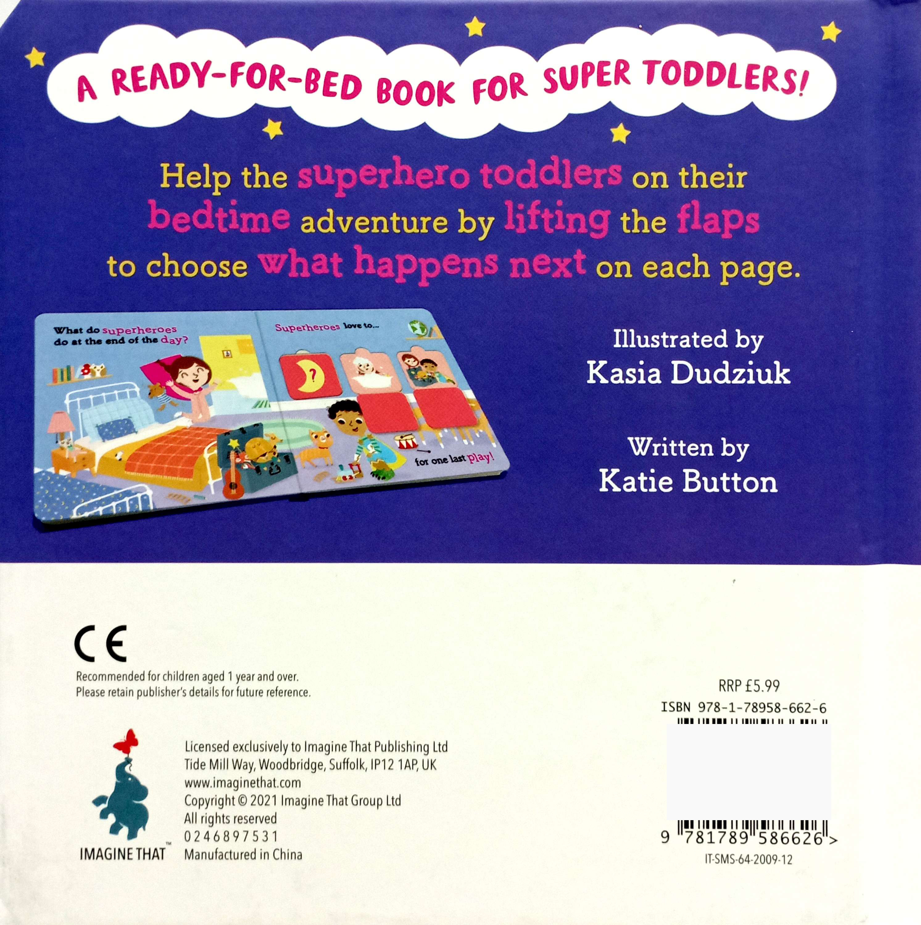 lift the flap - superheroes love bedtime!