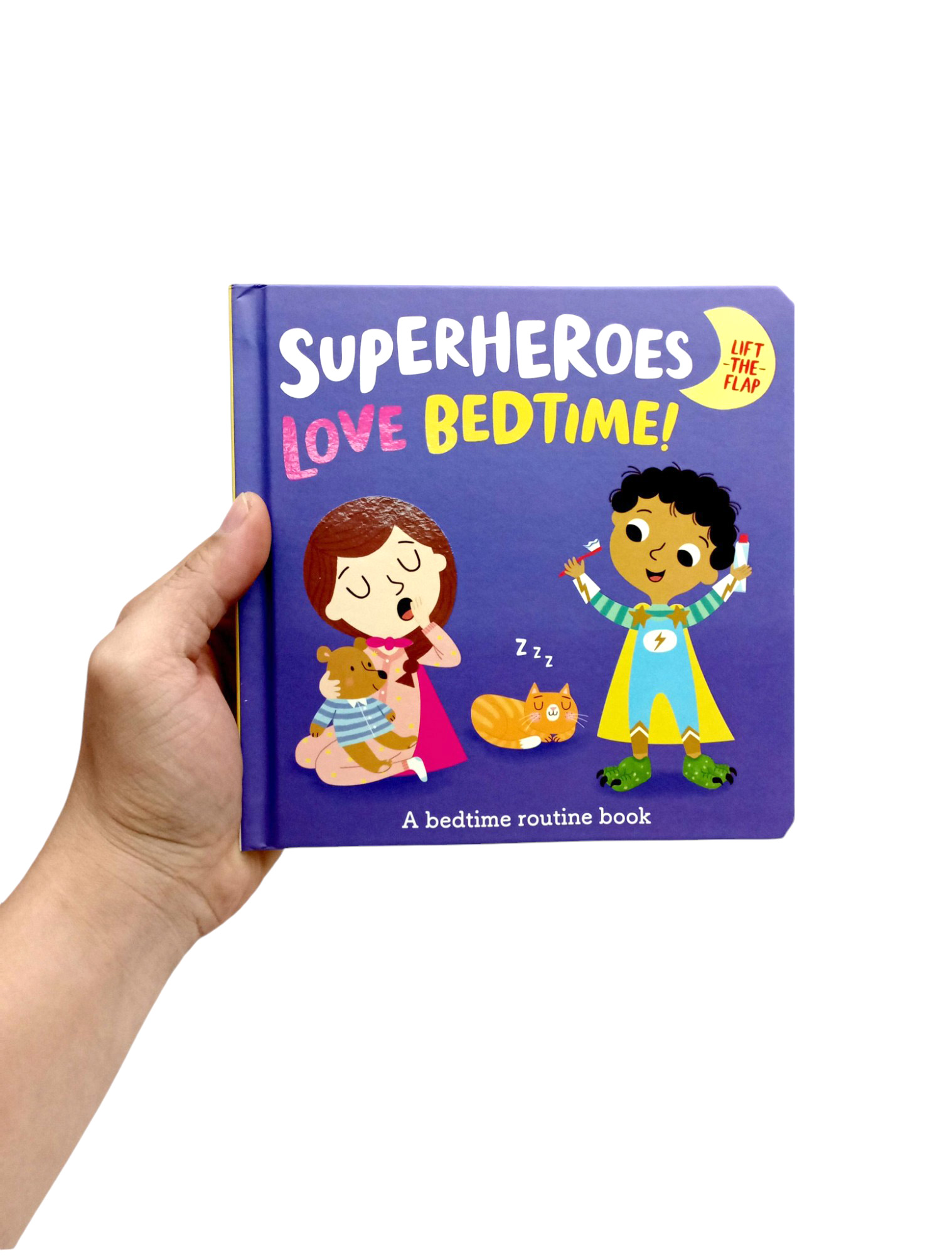 lift the flap - superheroes love bedtime!