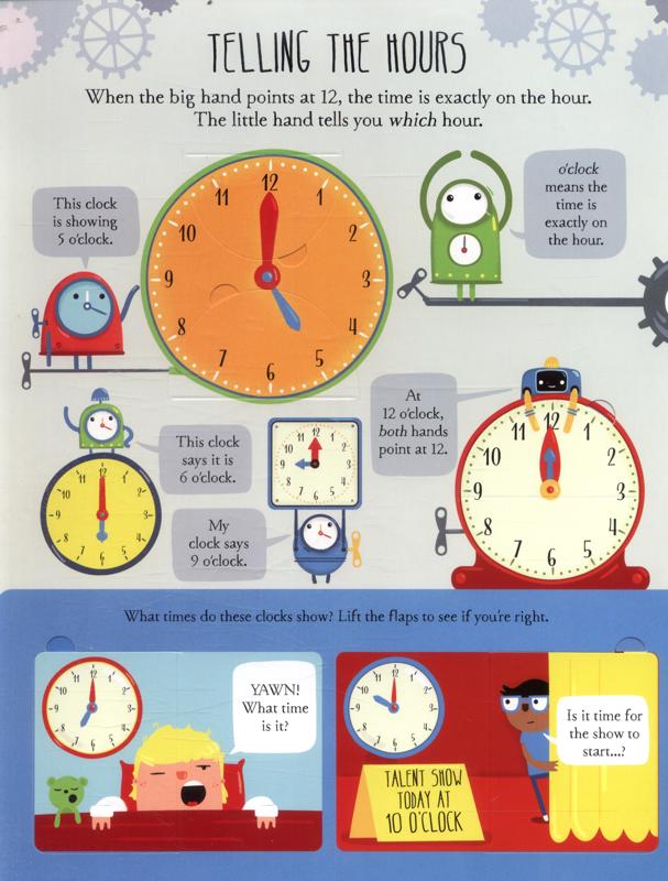 lift-the-flap telling the time