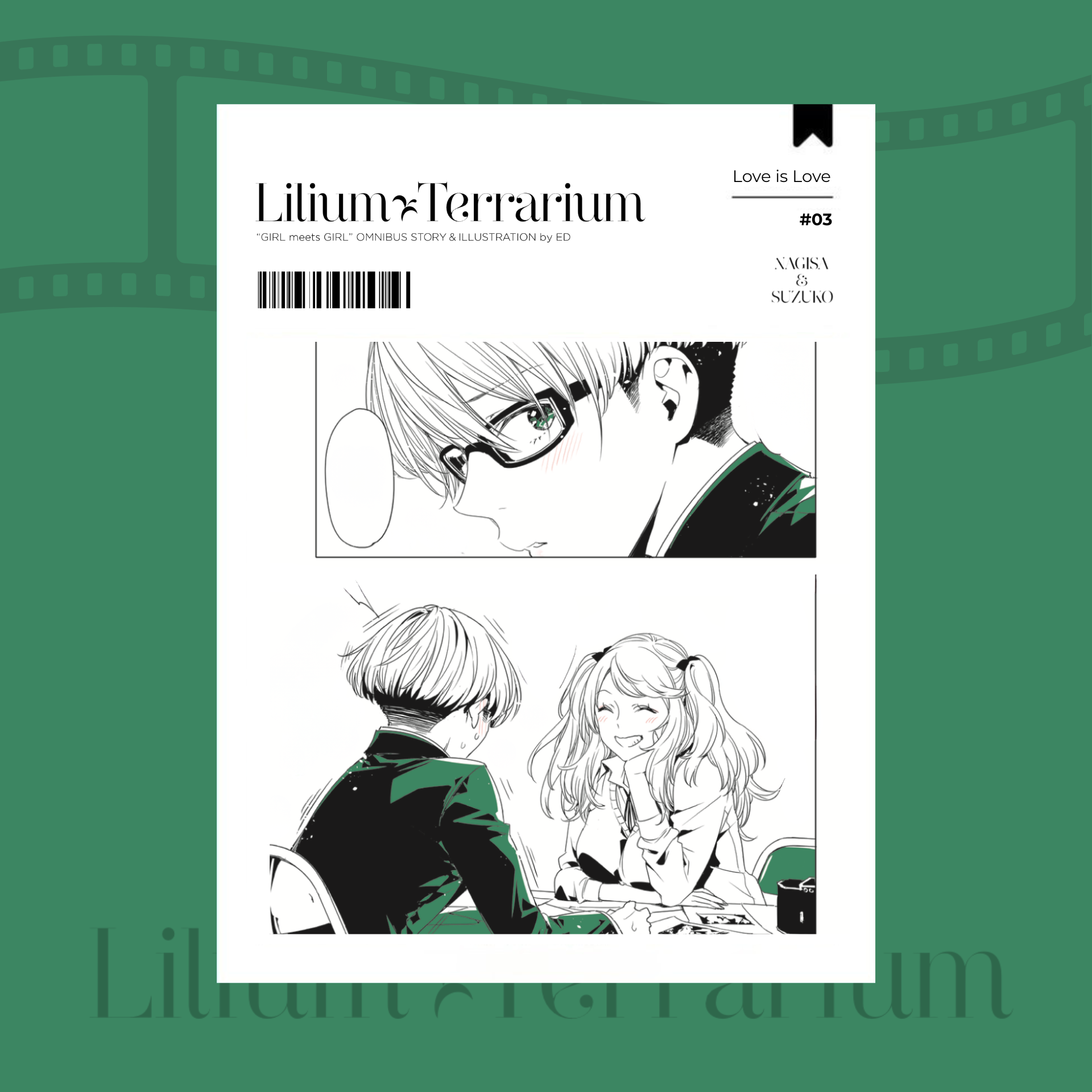 Lilium Terrarium - Tang Kem Set 5 Card Bo Goc Nhu Cat "When Our Hearts Met"