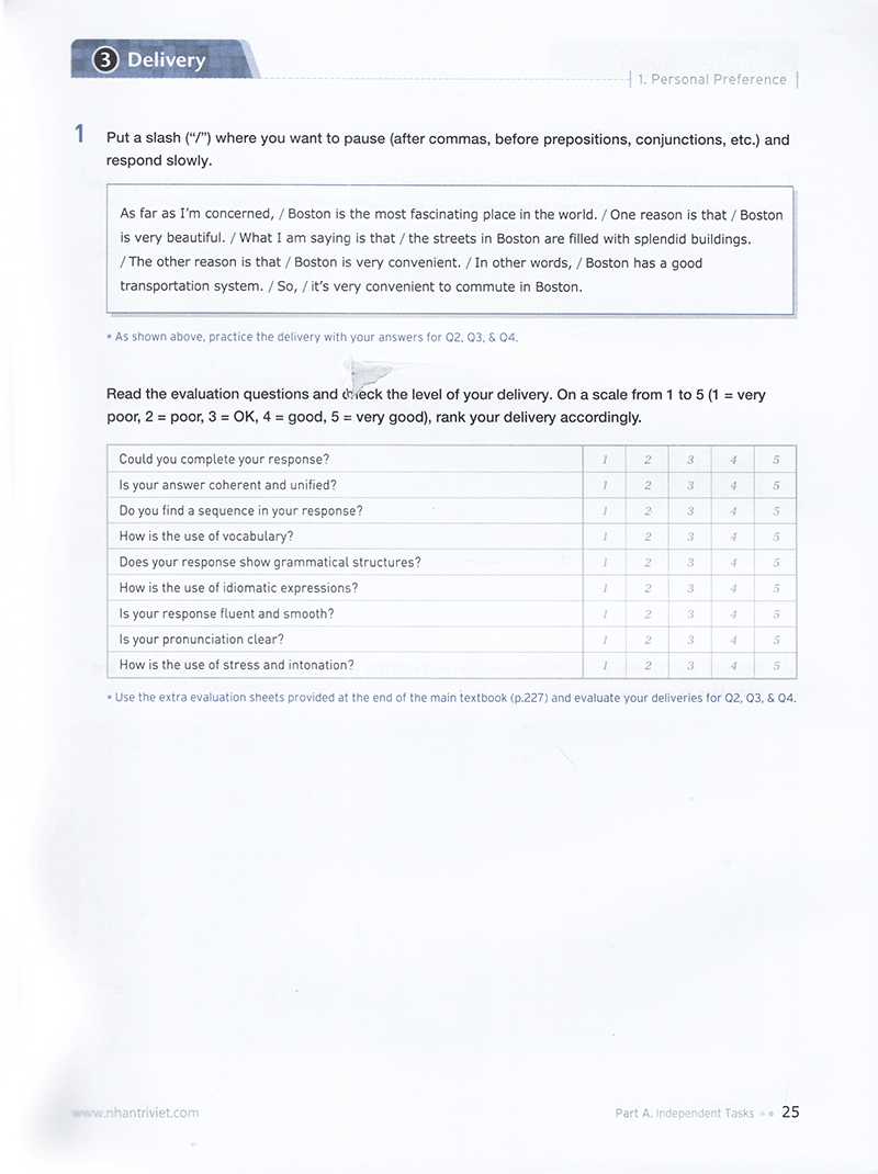linguaforum toefl ibt i-speaking