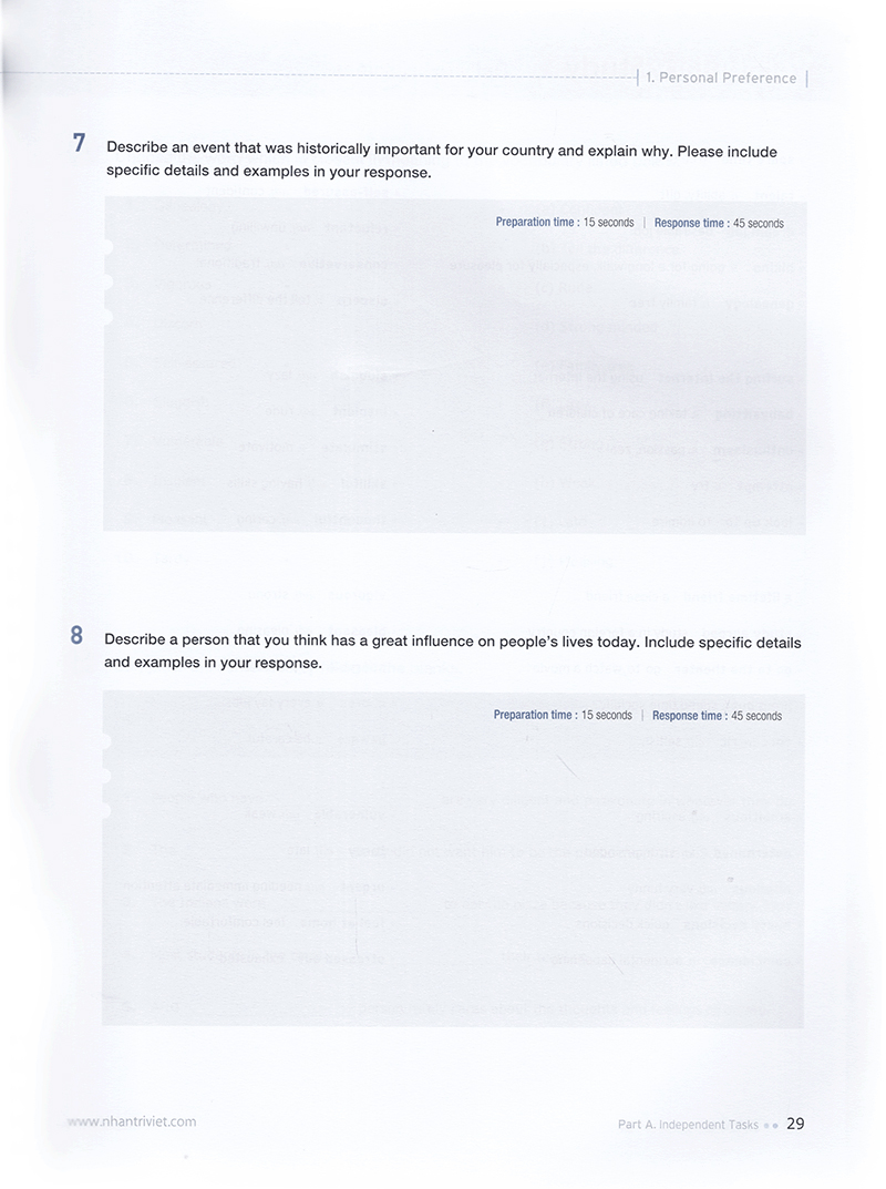 linguaforum toefl ibt i-speaking