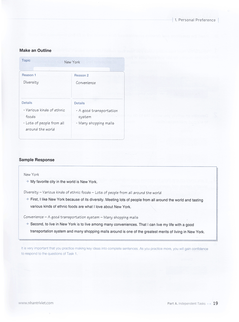 linguaforum toefl ibt i-speaking