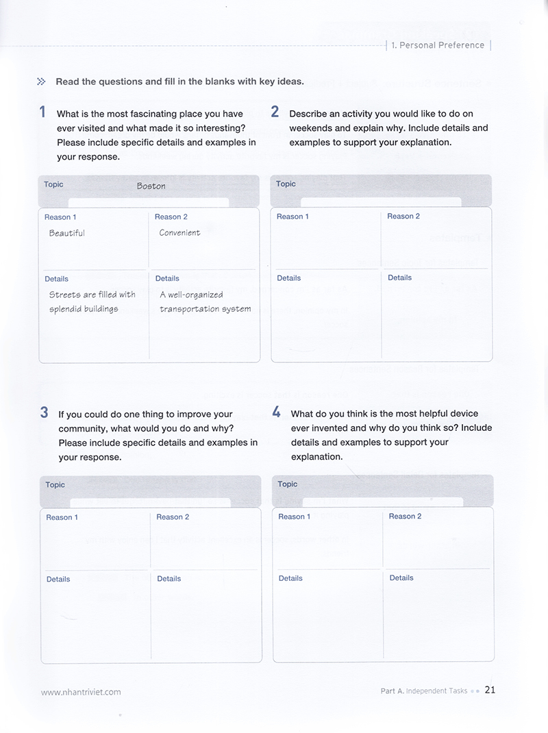 linguaforum toefl ibt i-speaking