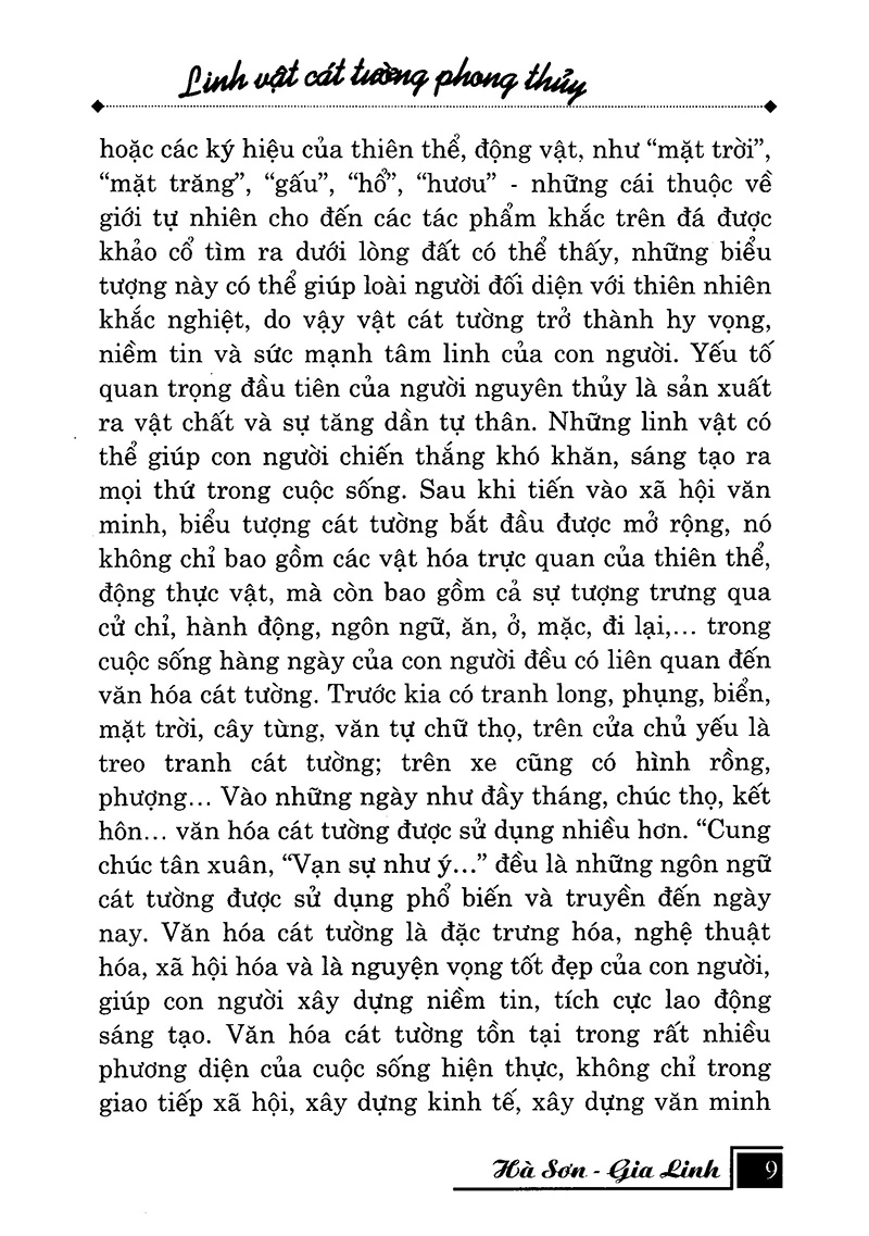 linh vật cát tường phong thủy