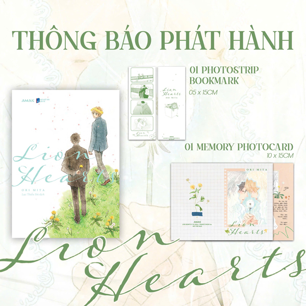 Lion Hearts - Tang Kem Photostrip Bookmark + Memory Photocard