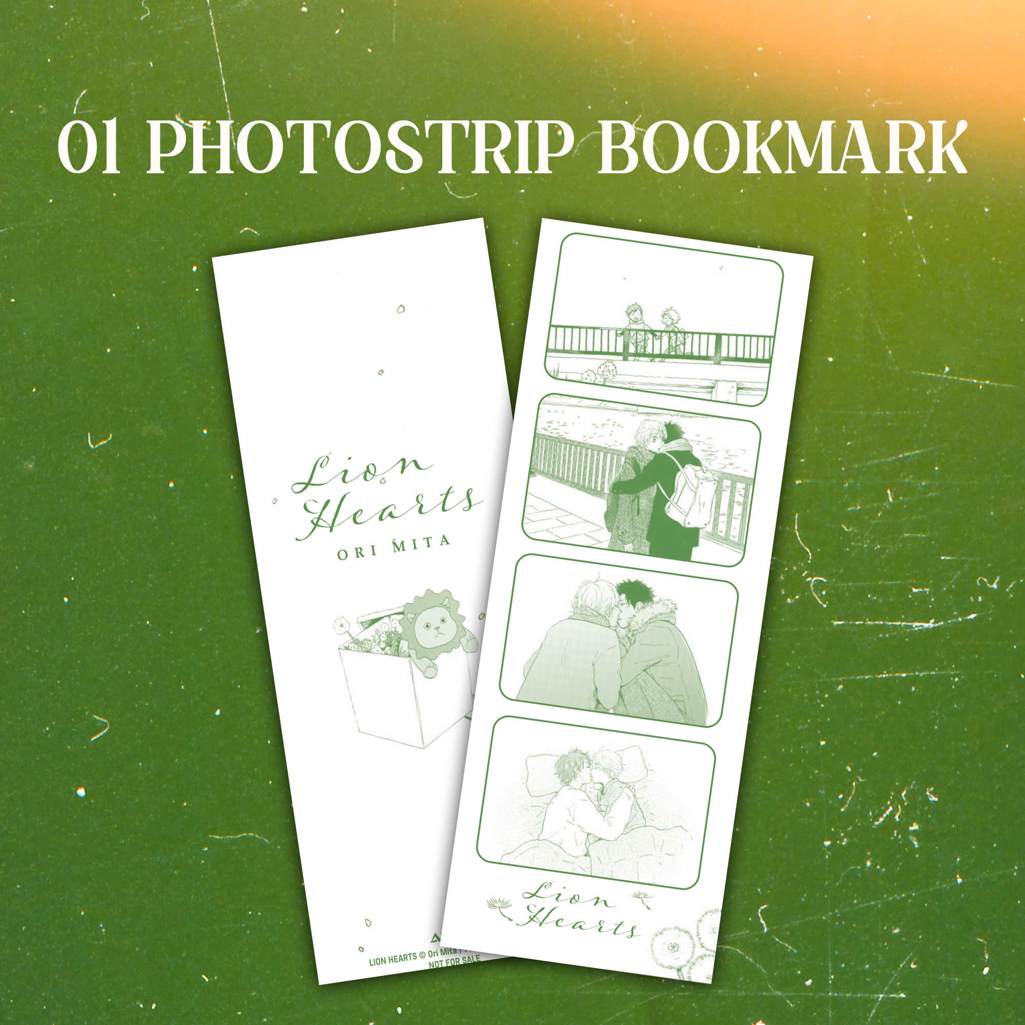 Lion Hearts - Tang Kem Photostrip Bookmark + Memory Photocard