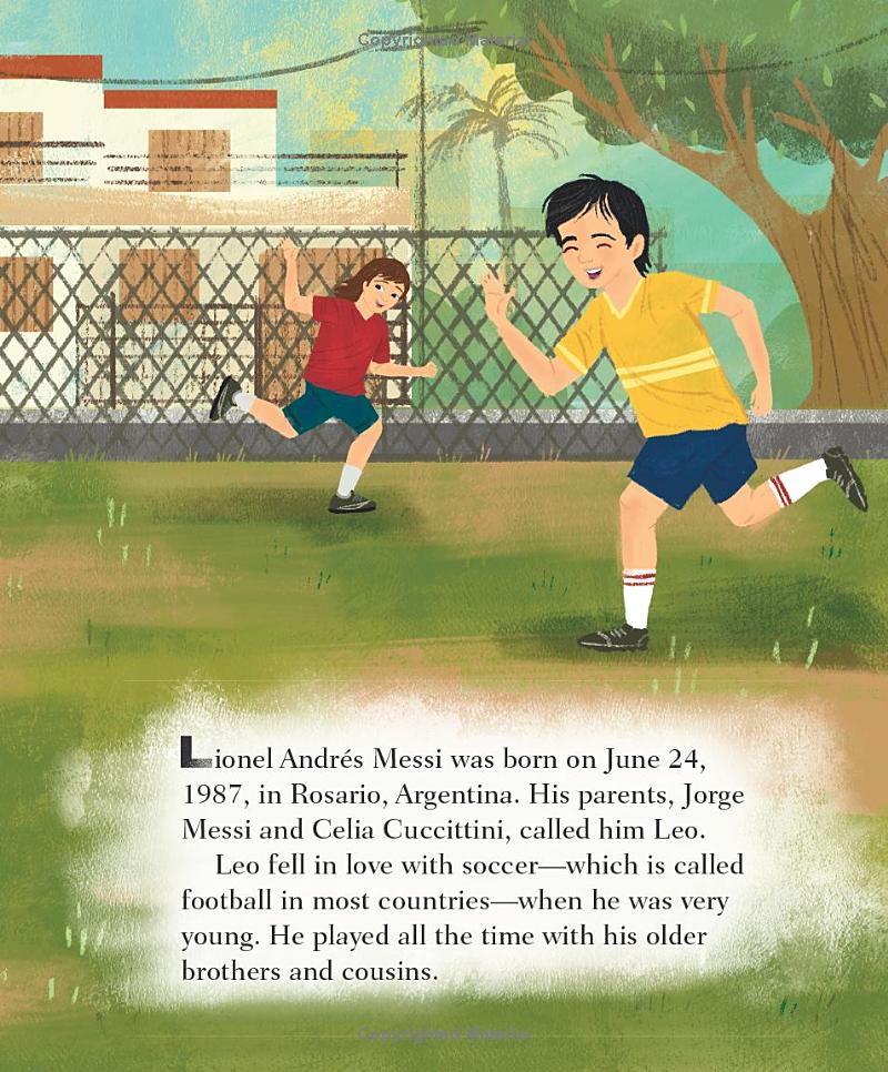 lionel messi a little golden book biography