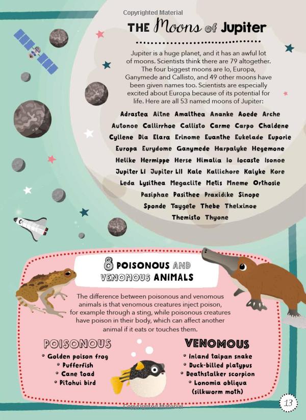 lists for curious kids: 263 fun, fascinating and fact-filled lists (curious lists)