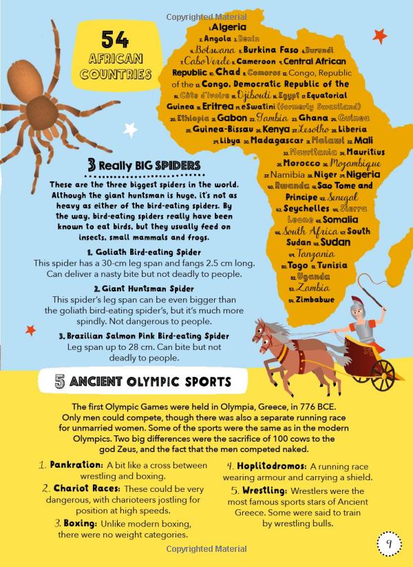 lists for curious kids: 263 fun, fascinating and fact-filled lists (curious lists)