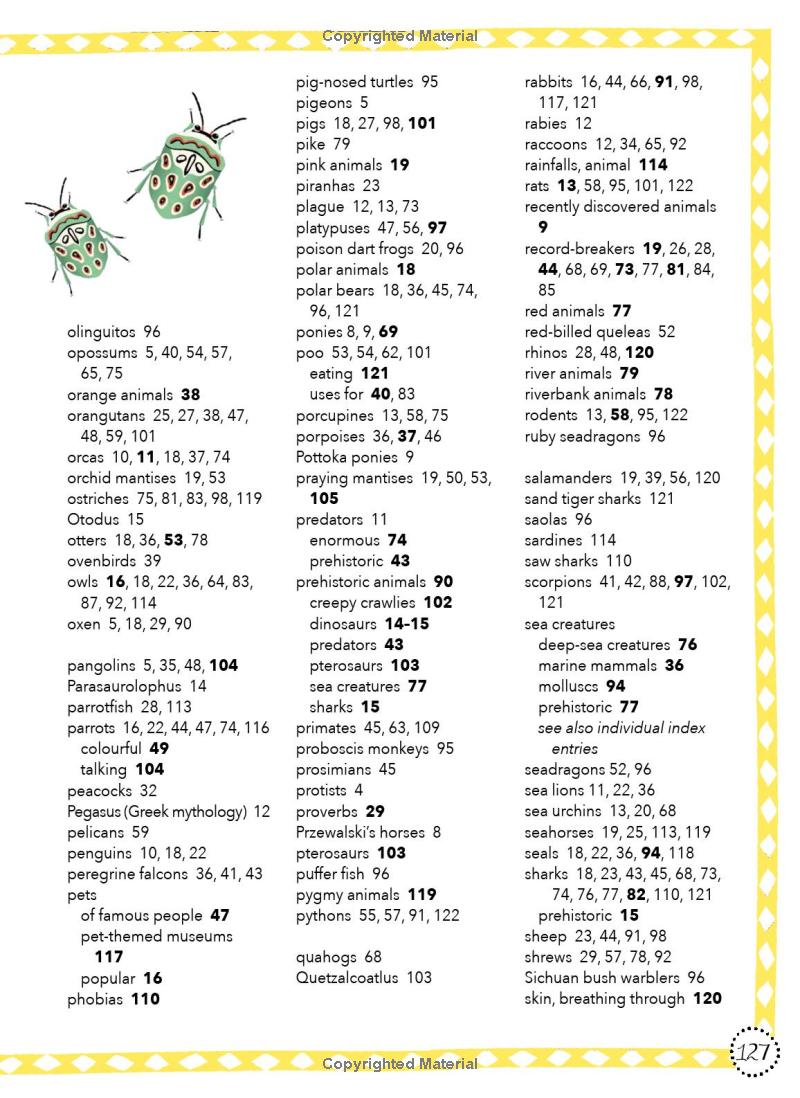 lists for curious kids - animals