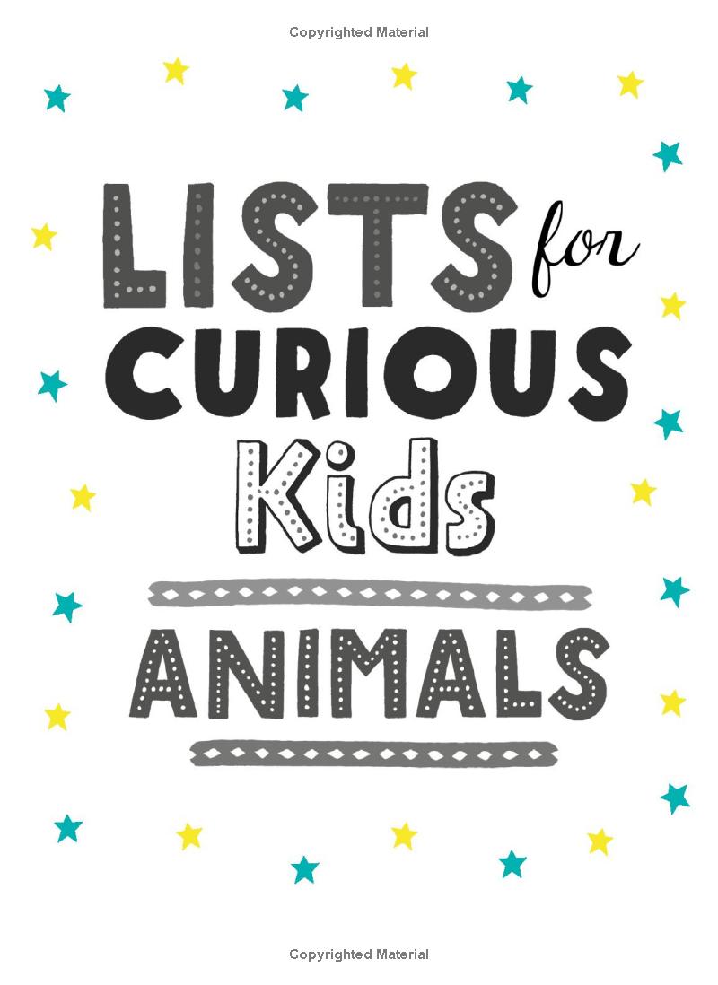 lists for curious kids - animals