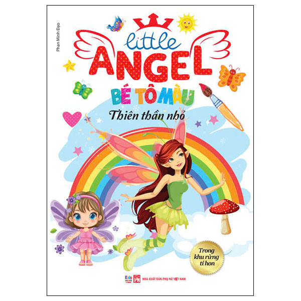 litte angel - bé tô màu thiên thần nhỏ - trong khu rừng tí hon