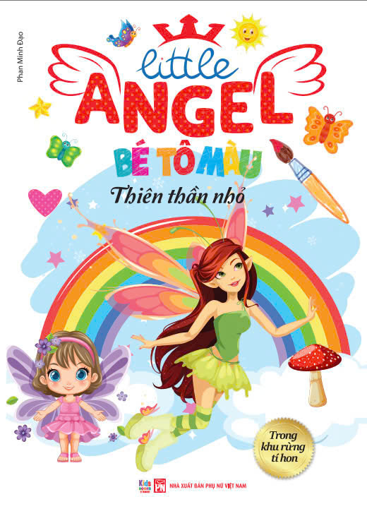 litte angel - bé tô màu thiên thần nhỏ - trong khu rừng tí hon