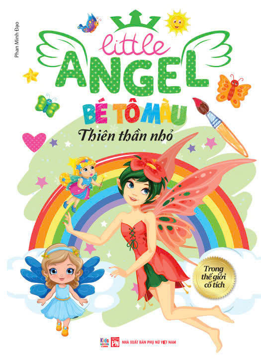 litte angel - bé tô màu thiên thần nhỏ - trong thế giới cổ tích