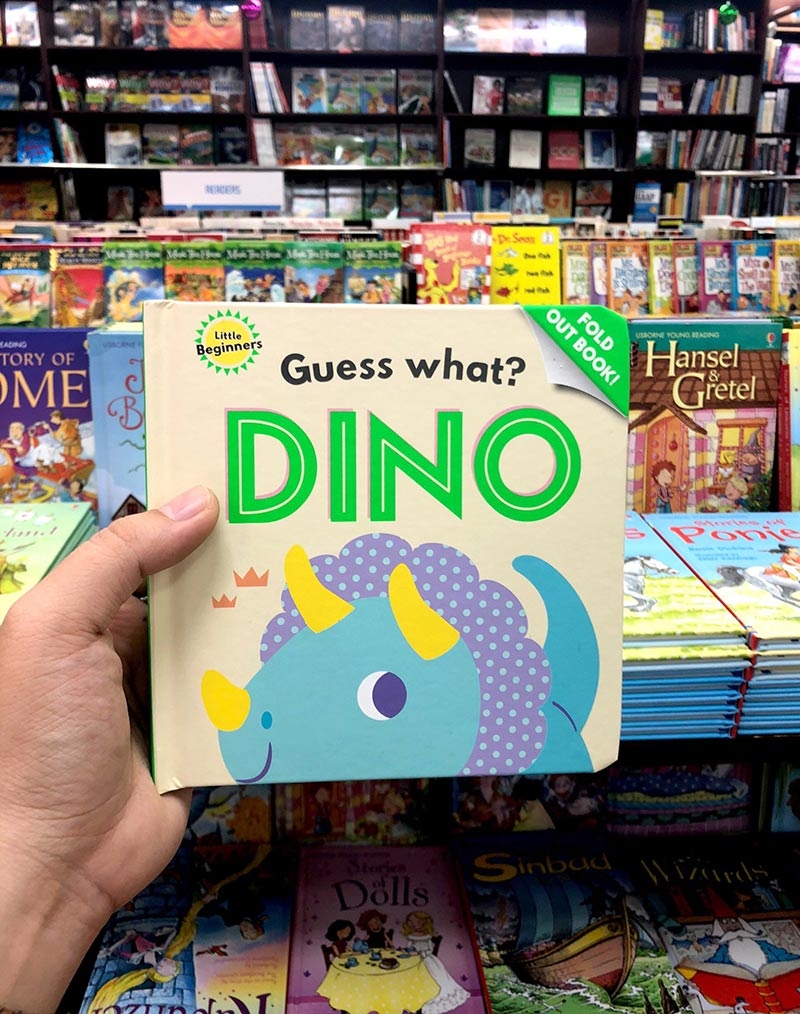 little beginners fold out dino