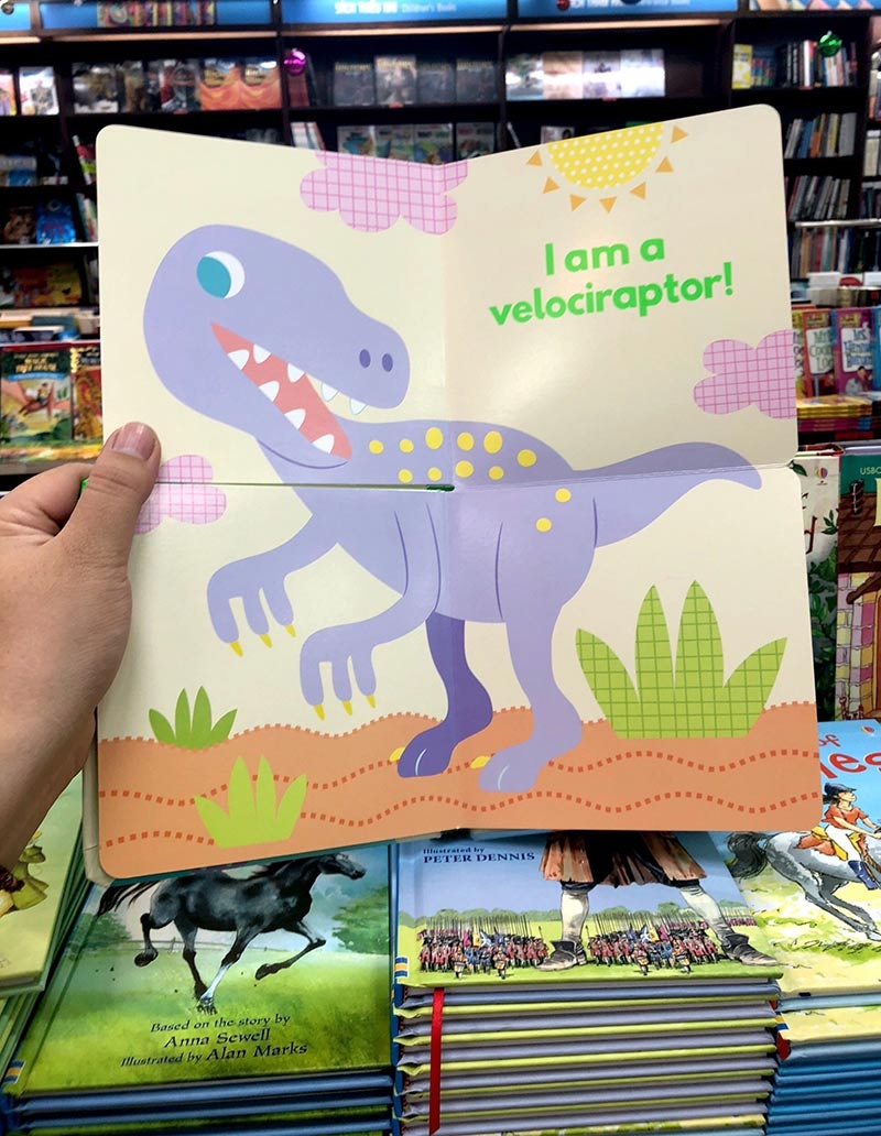 little beginners fold out dino