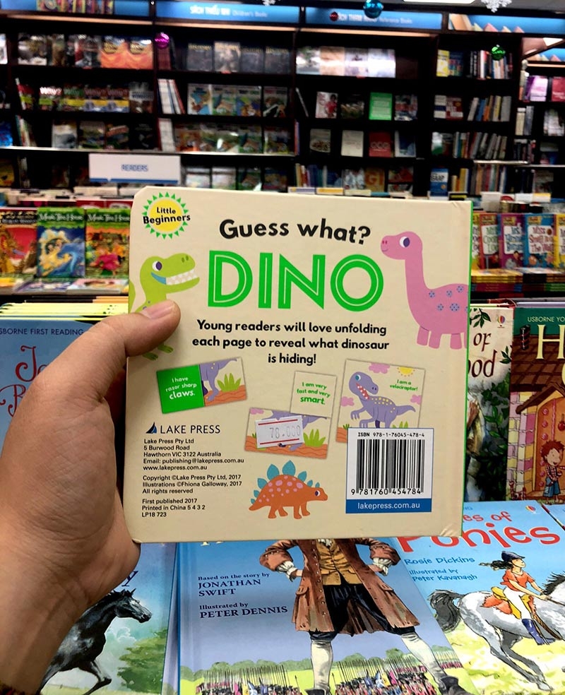 little beginners fold out dino