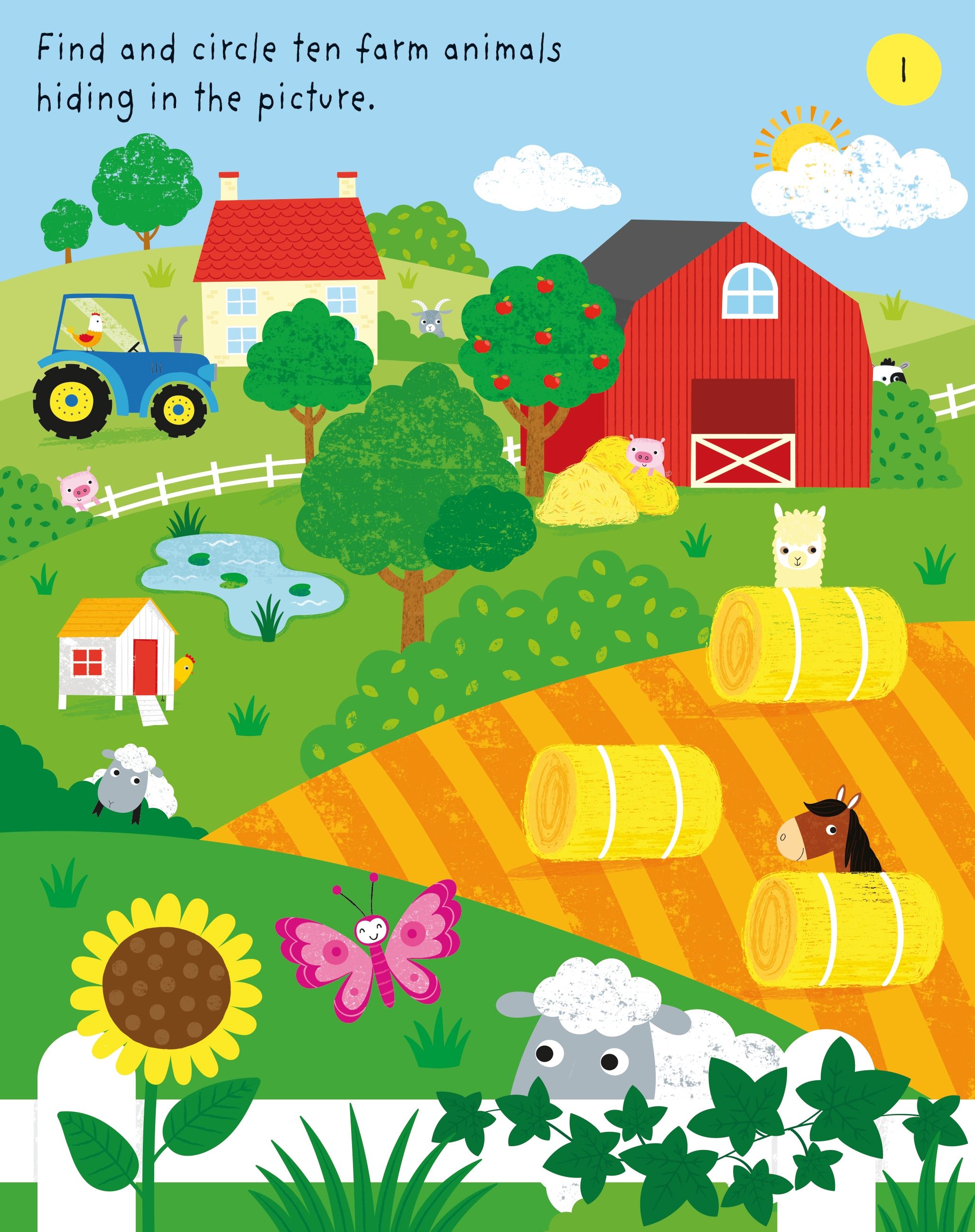 little children's farm puzzles