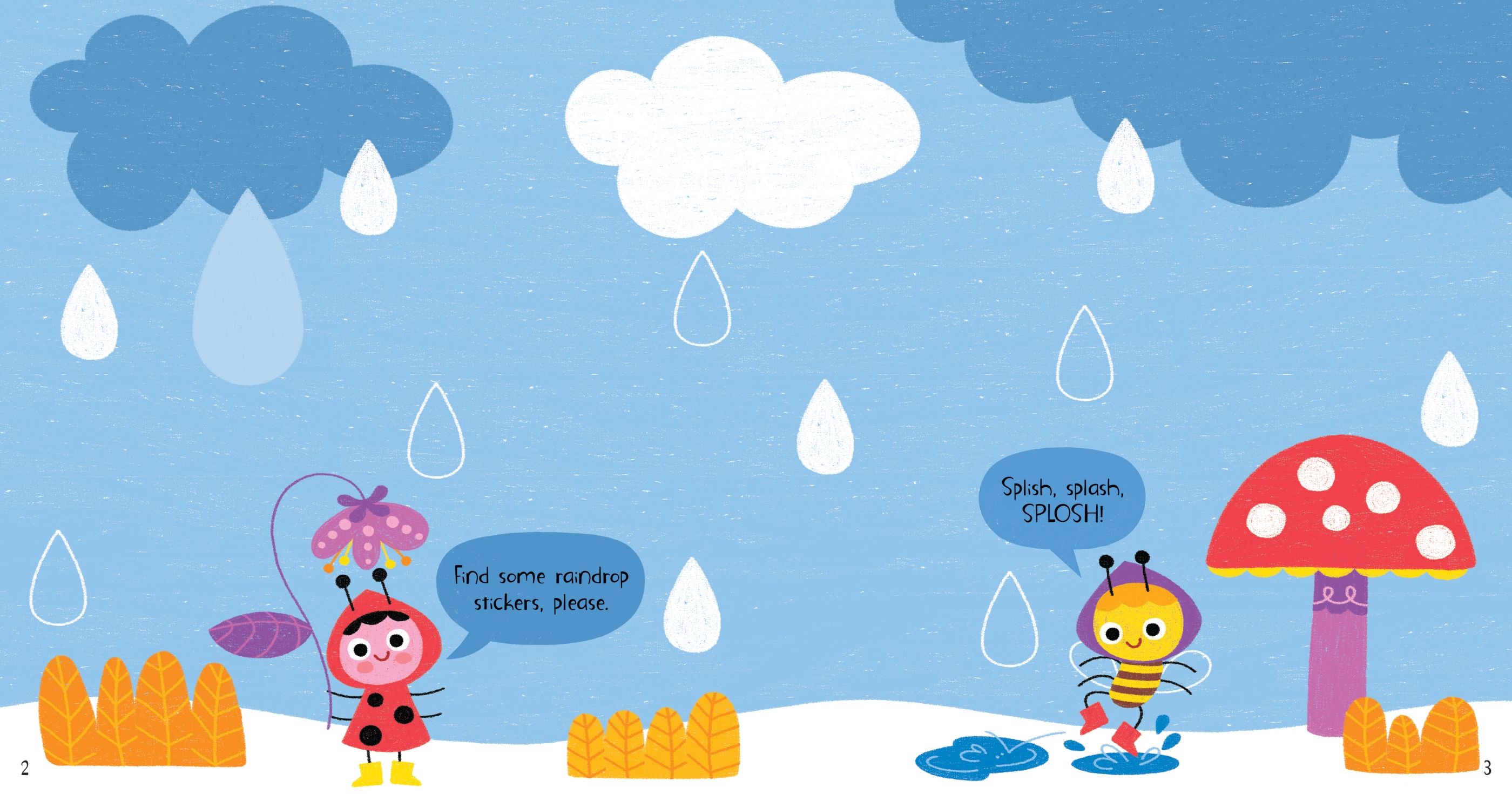 little children's sticker book