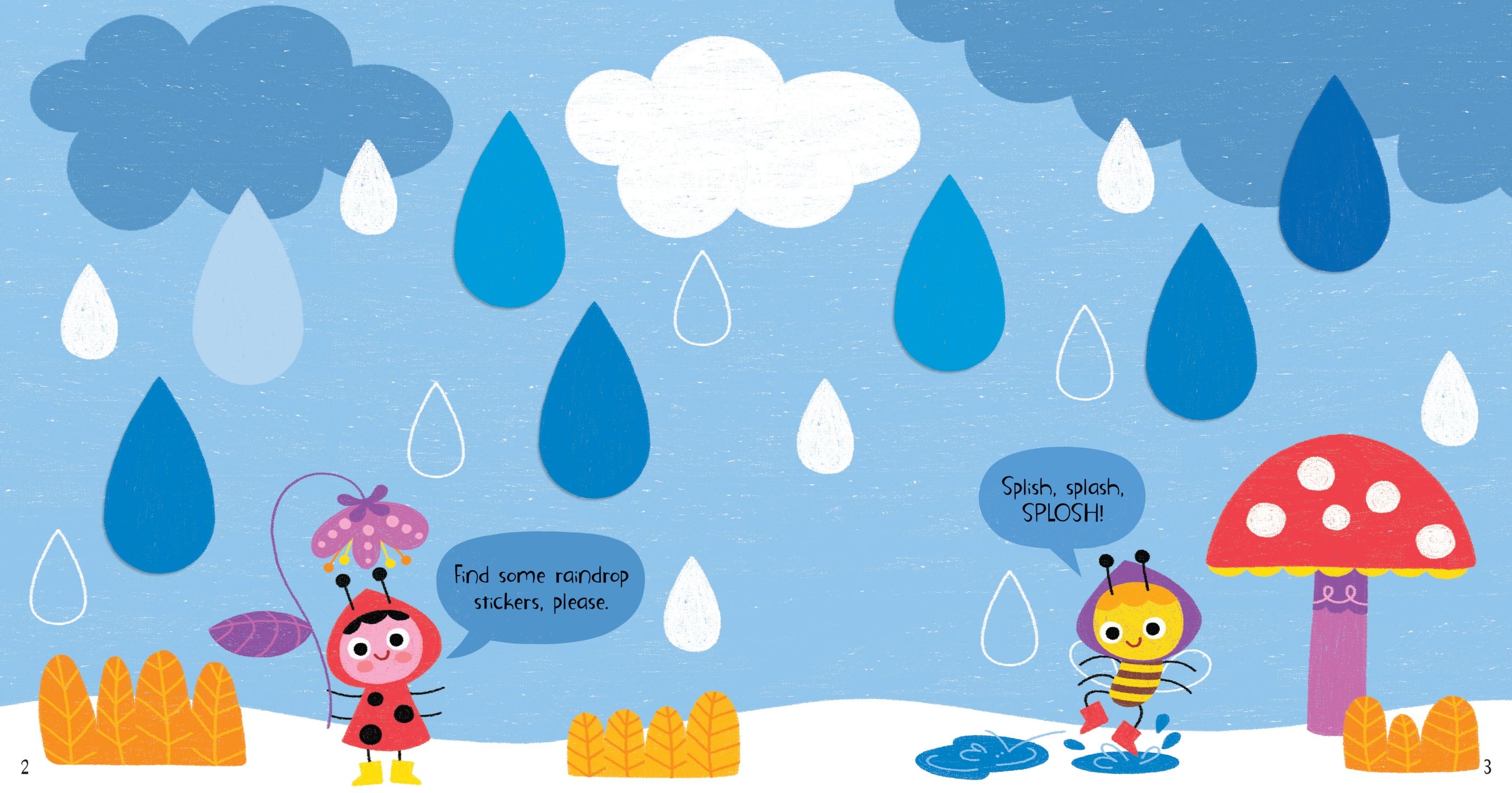 little children's sticker book