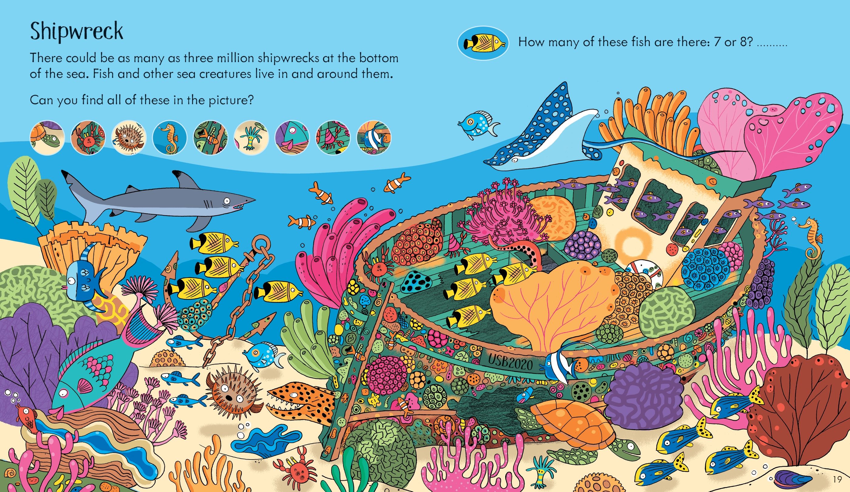 little children's under the sea activity book