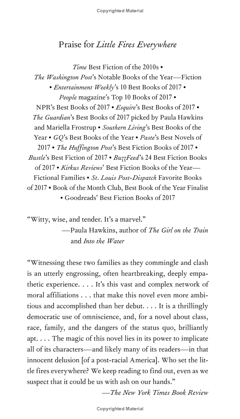 little fires everywhere (movie tie-in)