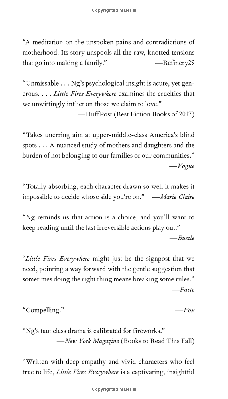 little fires everywhere (movie tie-in)